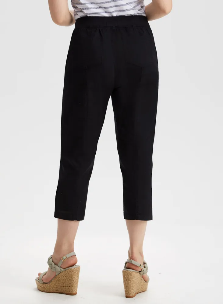 Laura Petites Zipper Detail Capris