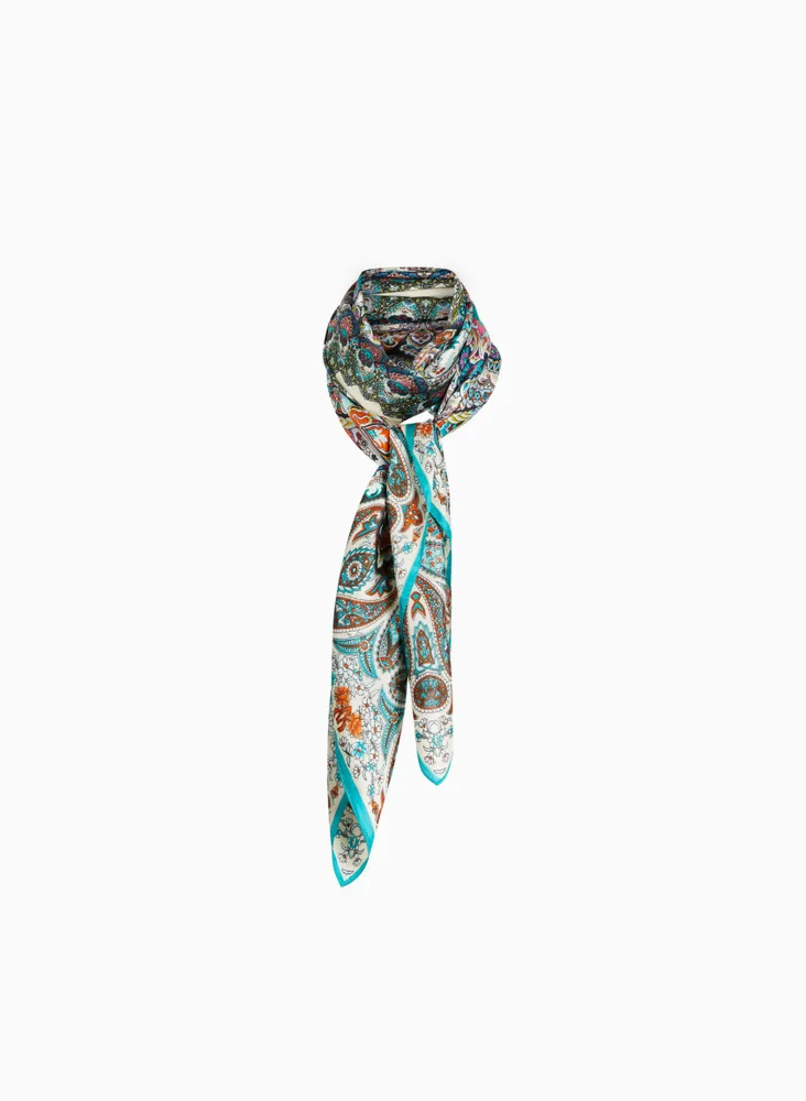 Paisley Print Scarf