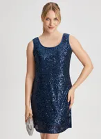 Sequin Jacket & Dress Set