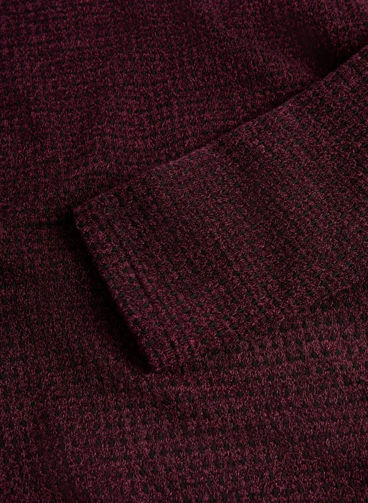 Button Detail Fooler Sweater
