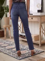 Rhinestone Detail Eco-Friendly Jeans