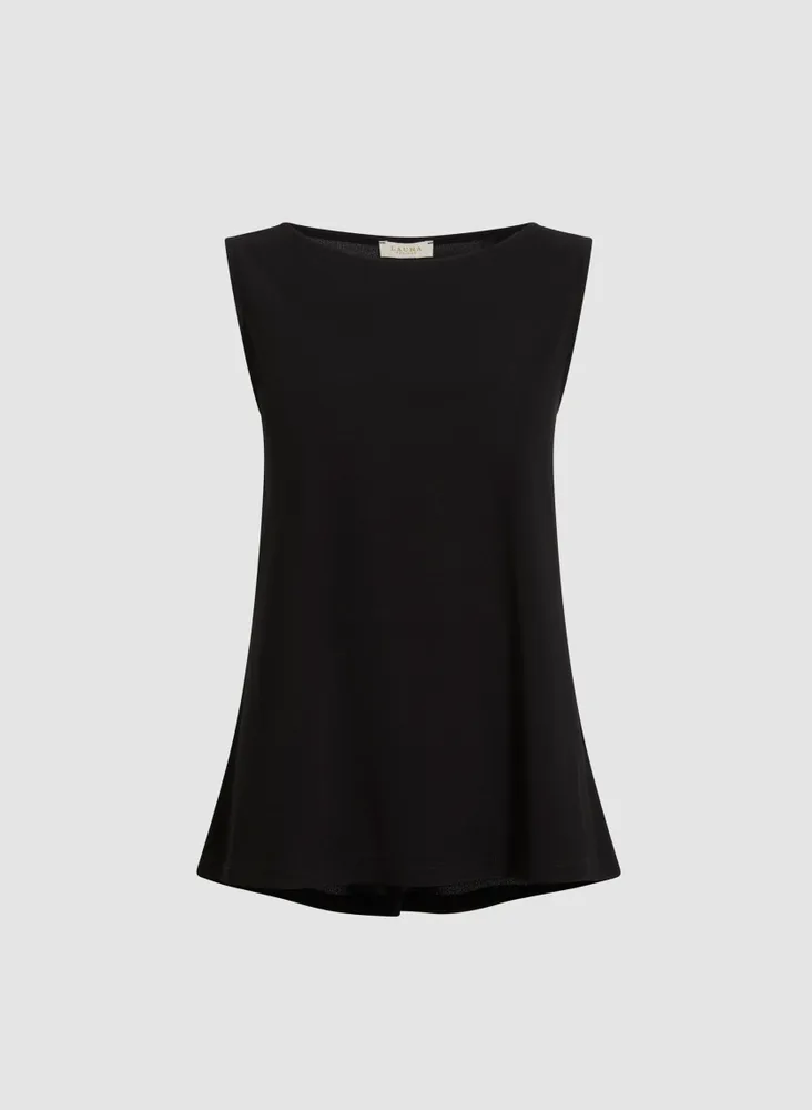 Sleeveless Crepe Top