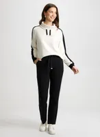 Colour Block Funnel Neck Top