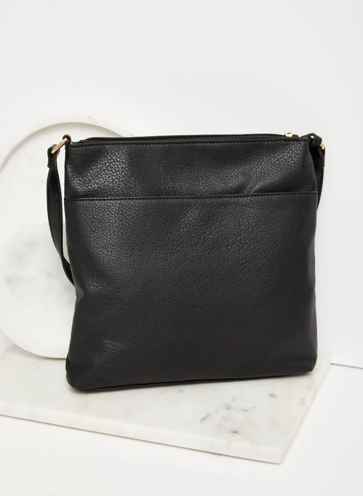 Vegan Leather Crossbody Bag