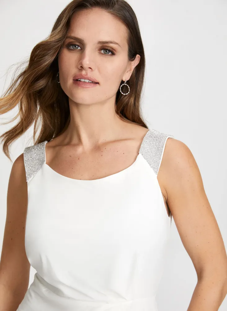 Embellished Sleeveless Top