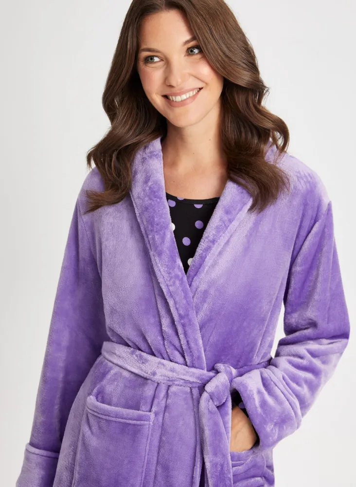 Belted Long Sleeve Robe