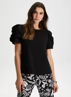 Short Puff Sleeve Top