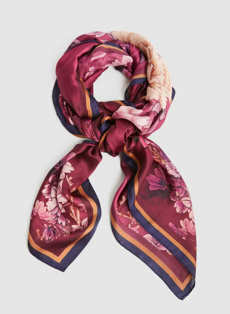 Floral Print Scarf