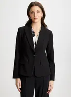 Notch Collar Blazer