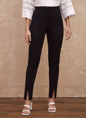 City Fit Front Slit Pants