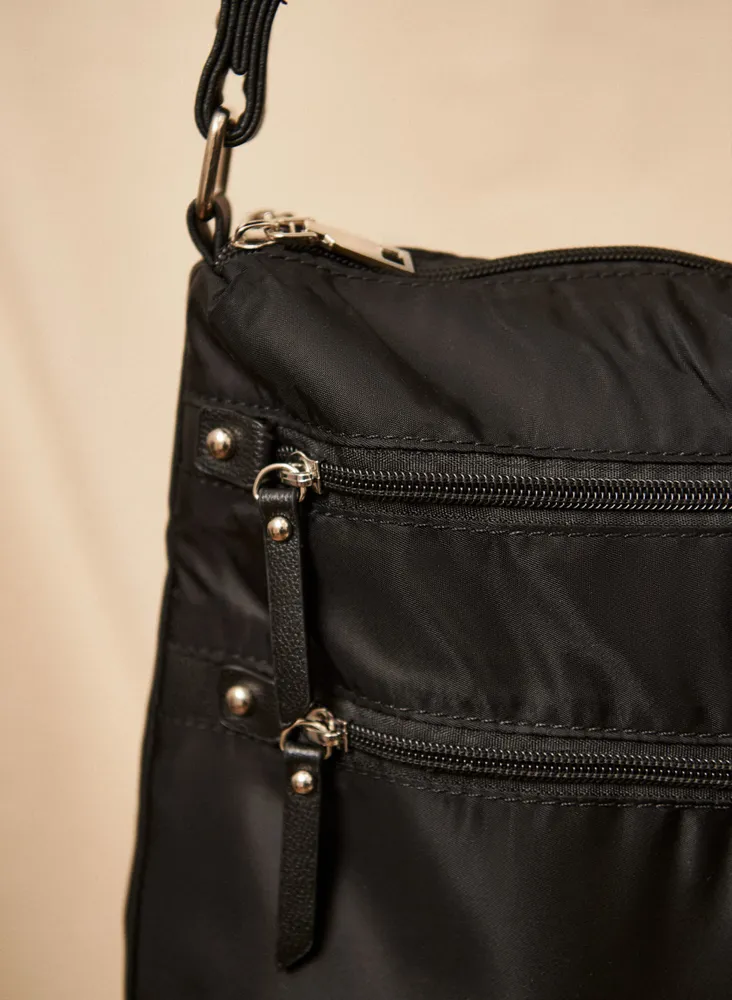 Multi Zipper Crossbody Bag