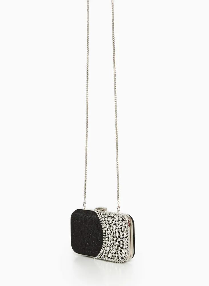 Crystal-Studded Clutch