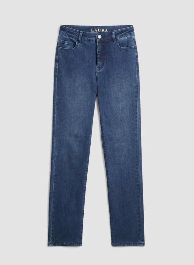 Mid-Rise Medium Wash Jean with Straight Leg, The Original Comfort