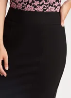Seam Detail Pencil Skirt