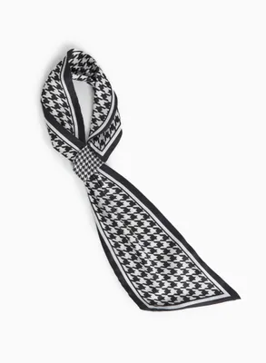 Houndstooth Print Necktie