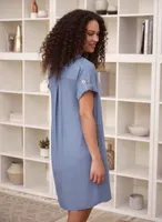 Short Sleeve Tencel Dress