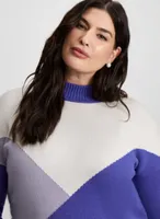 Three Tone Colour Block Sweater