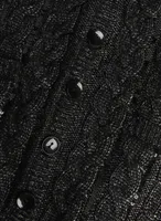 Metallic Sequin Detail Cardigan