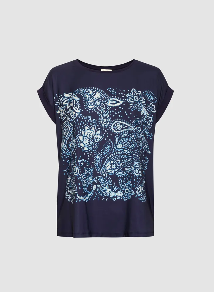 Paisley Print Tee