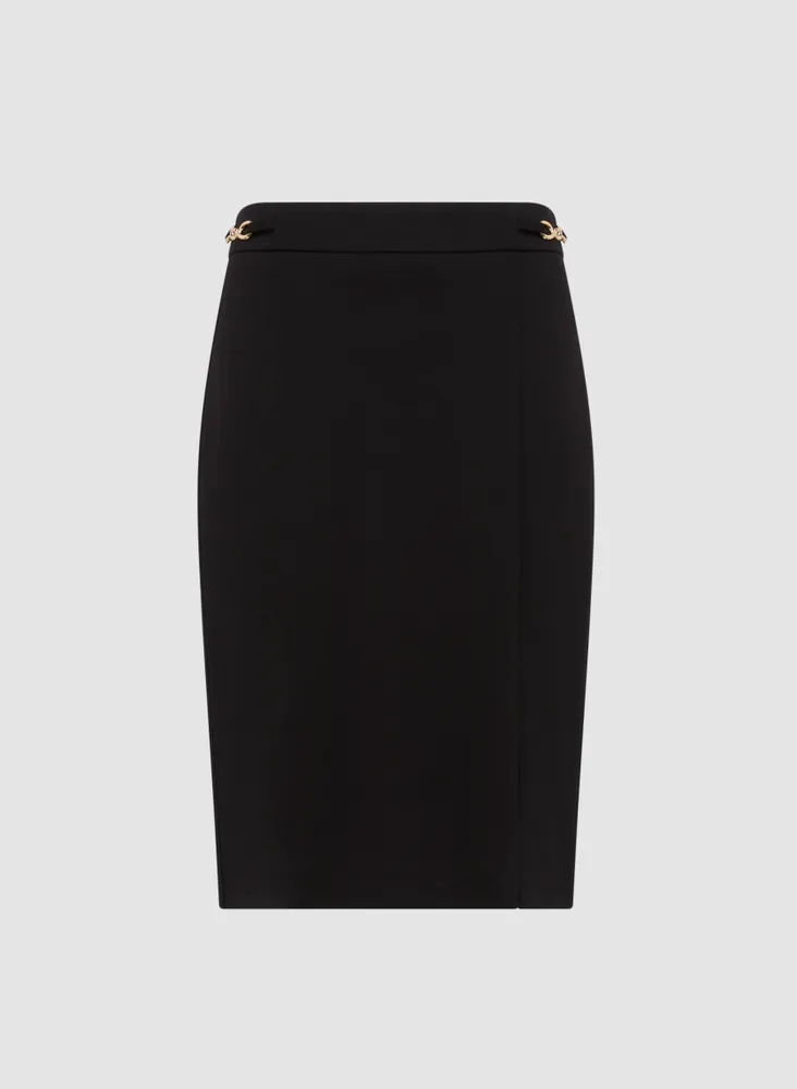 Chain Detail Pencil Skirt