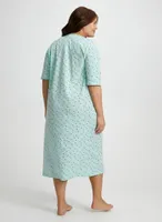 Polka Dot Motif Nightgown