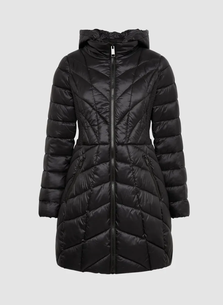 Packable Quilted Vegan Down Coat