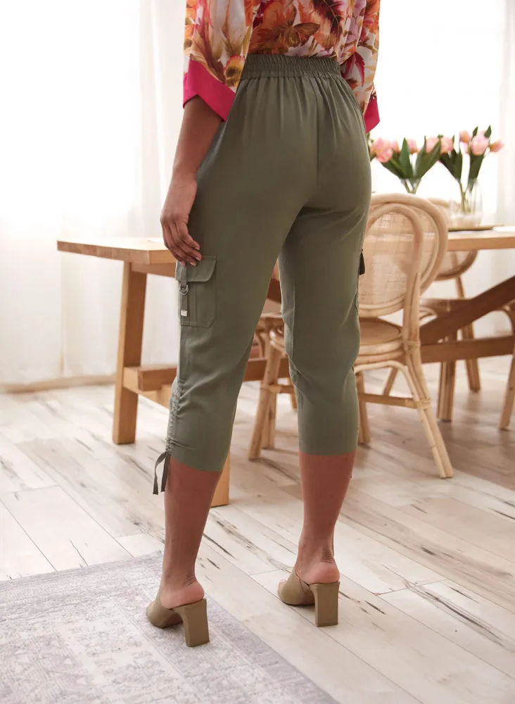 Tencel Cargo Capris