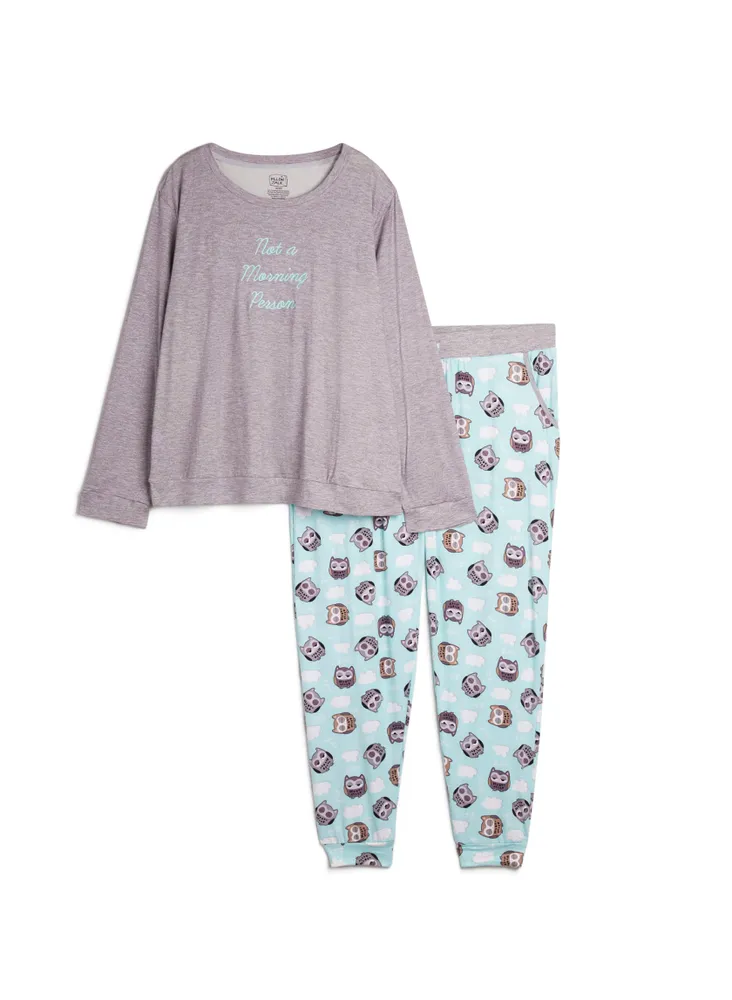 Owl Print Pyjama Set