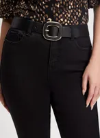 Square Buckle Elastic Belt