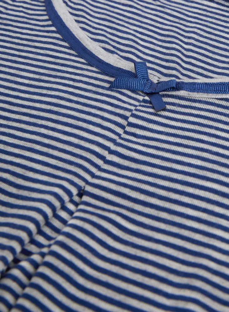 Stripe Print Nightshirt