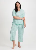 Heart Print Pyjama Set