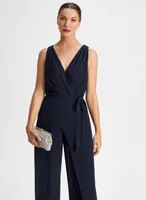 Crossover Detail Jumpsuit