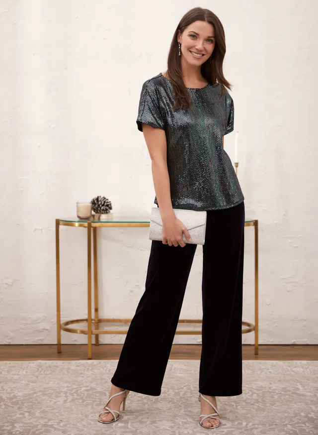 A-Line Sequin Top