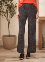 Pull-On Dot Print Pants