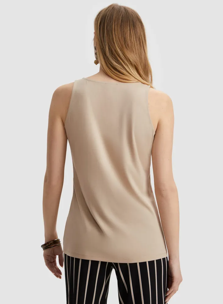 Beige Sleeveless Top -  Canada