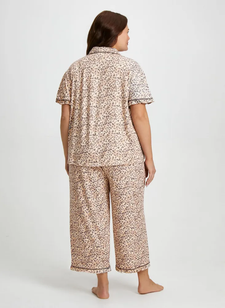 Animal Print Pyjama Set