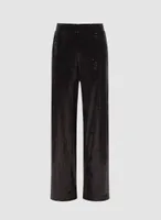 Sequin Detail Wide Leg Pants