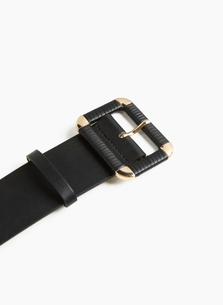 Rectangular Buckle Belt