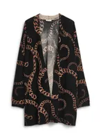 Chain Print Cardigan