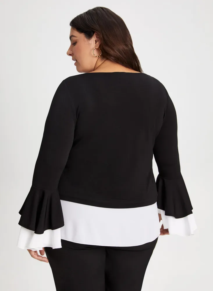 Flare Sleeve Fooler Top