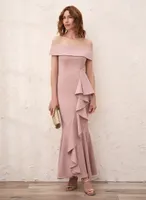 Off The Shoulder Ruffle Dress