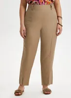 Pull-On Slim Leg Capris