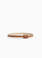 Thin Rectangular Buckle Belt