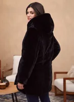 Reversible Faux Fur Coat