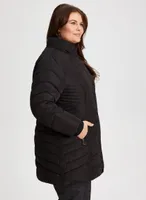 Quilted Recycled Vegan Down Coat