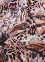 Abstract Animal Print Top