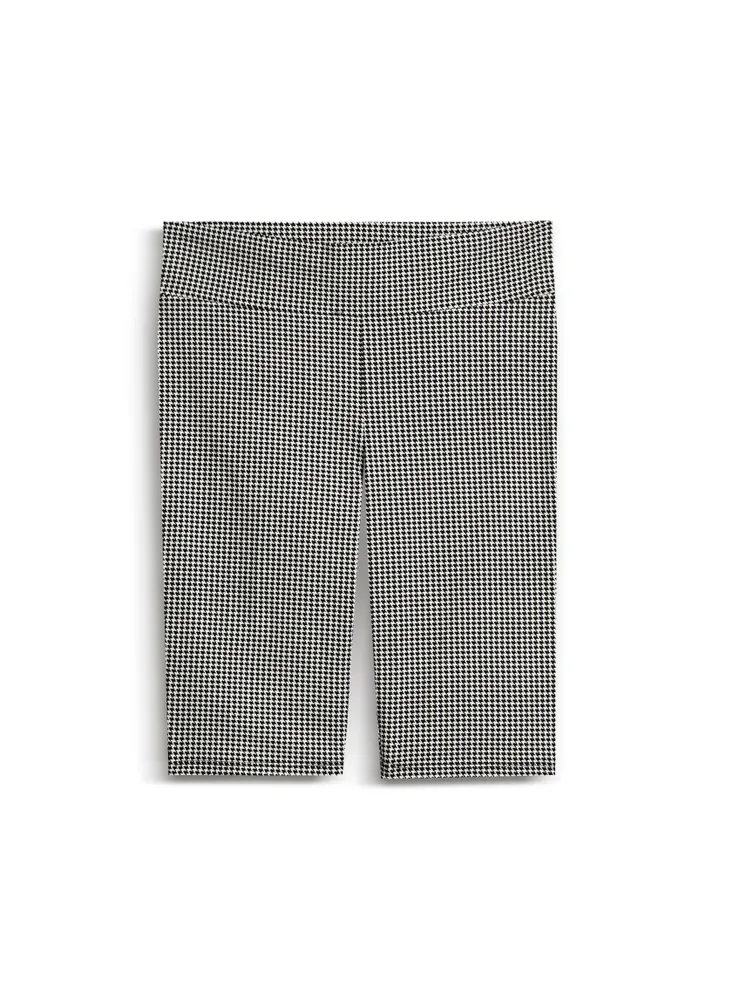 Houndstooth Pull On Shorts