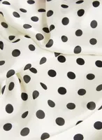 Polka Dot Print Scarf