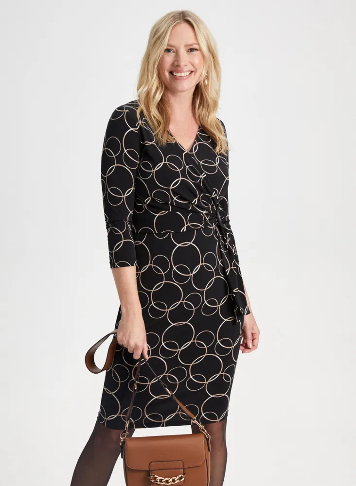 Circle Print Dress