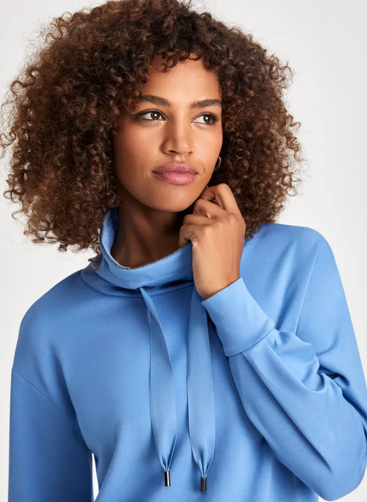 Lightweight Funnel Neck Top